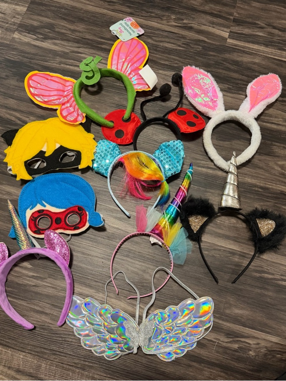 Bundle of Kids Masks & Headbands for Dress Up or Holiday’s